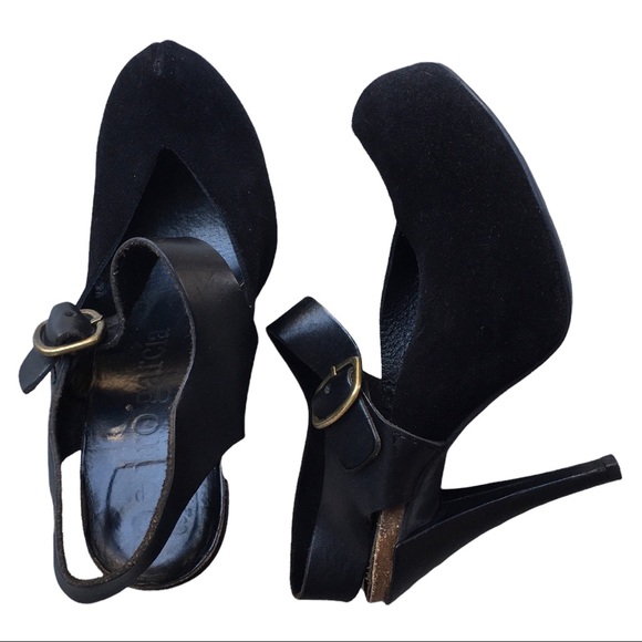 PEDRO GARCIA Platforms Suede heel shoes Size 7.5 - Picture 2 of 6